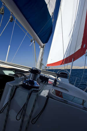 Sailboat detailsの写真素材