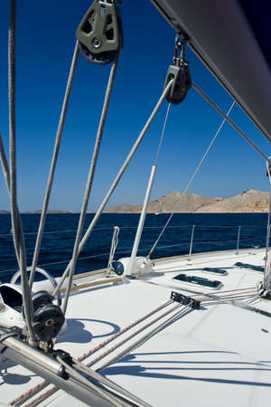 Sailboat detailsの写真素材