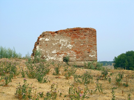 The residues of a fortress  の写真素材