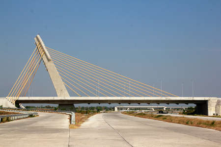 Newly built toll roads and overpasses are ready to operate.の写真素材