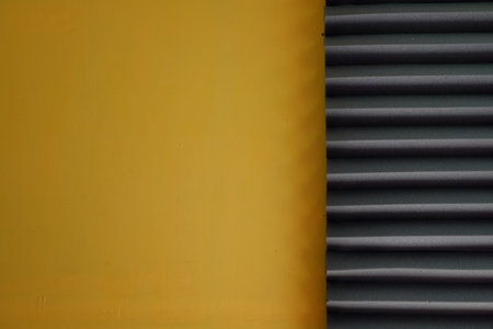 An attractive and simple background with a mix of dark gray and dark yellow to be applied to the basis of visual design art.の写真素材