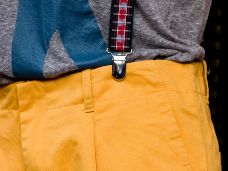 New fashion of suspender and dress match
