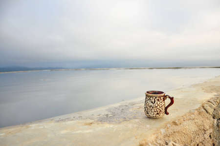 The top of hillの写真素材