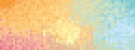 Colorful background red orange yellow green blue mix - isolated illustrationのイラスト素材