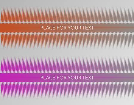 Abstract vector lines for free text. Straight sharp elements.のイラスト素材