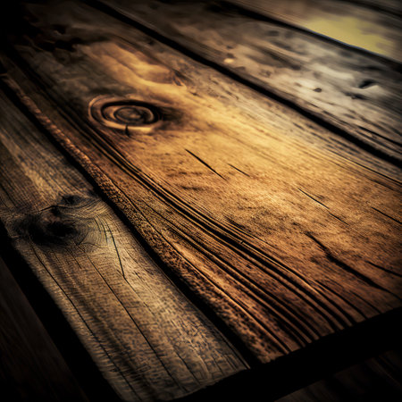 Detail closeup view of wood texture. Softwood board. Hardwood plates.の素材