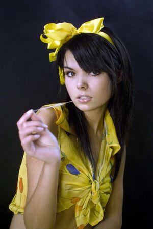 Spring girlの写真素材