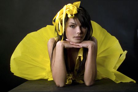 Spring girlの写真素材