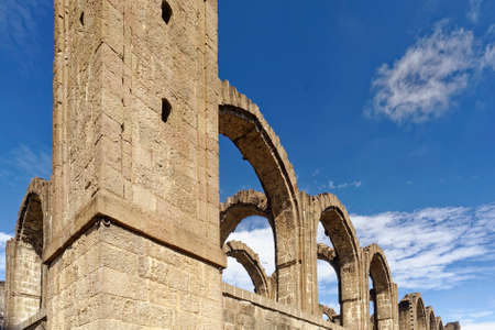 Bara Kaman is the unfinished mausoleum of Ali Adil Shah II in Bijapur, Karnataka in India.November 15 2009のeditorial素材
