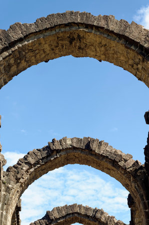 Bara Kaman is the unfinished mausoleum of Ali Adil Shah II in Bijapur, Karnataka in India.November 15 2009のeditorial素材