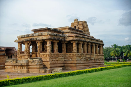 Views of the Durga temple at Aihole District Bagalkot Statae Karnataka India November 15 2009