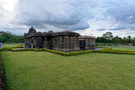 Bucheshwara Temple or Bucesvara temple is an ancient Hindu temple located at Korvangla village in the Hassan district of Karnataka. It is one of the stunning Hoysala temple November 2009のeditorial素材