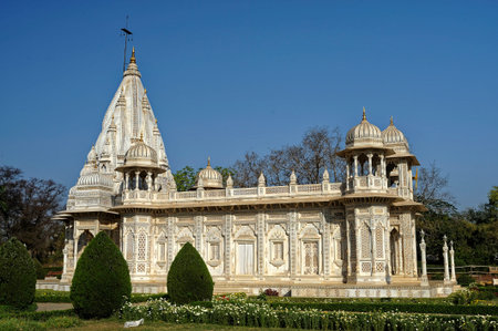 Cenotaph of Madhavrao Scindia (  Royal family of Gwalior )at Shivpuri state Madhya Pradesh India...