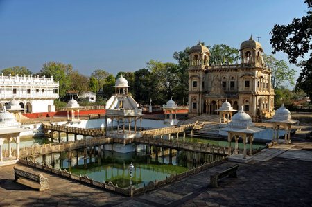 Cenotaph of Madhavrao Scindia (  Royal family of Gwalior )at Shivpuri state Madhya Pradesh India 03/12/2010のeditorial素材
