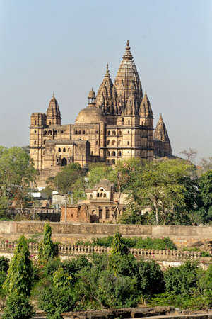Chaturbhuj Temple dedicated to Vishnu The temple is noted for having one of the tallest Vimana among Hindu temples is situated at Orchha district Niwari in Madhya Pradesh India 03 13 2010のeditorial素材