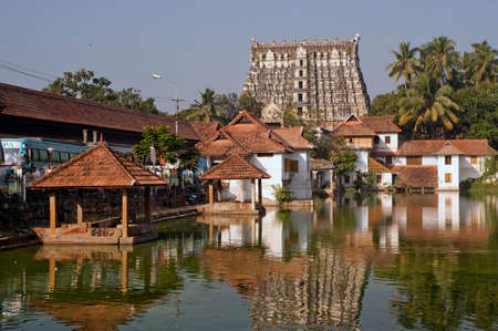 Anantha Padmanabha swamy Temple at Trivandrum or Thriuvananthapuram state Kerala India 01 25 2010のeditorial素材