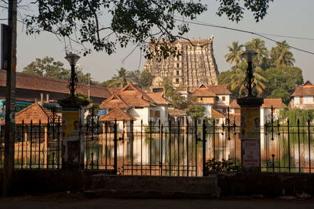 Anantha Padmanabha swamy Temple at Trivandrum or Thriuvananthapuram state Kerala India 01 25 2010のeditorial素材