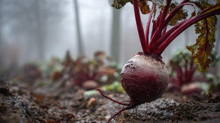 The Beetroot in winter, a few lingering leaves tremble, still atmosphere