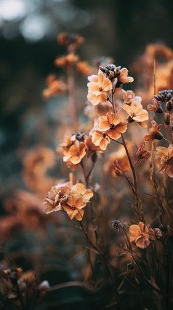 Beautiful flowers in the garden. Selective focus. Nature.の写真素材