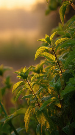 The Skullcap at dawn, soft golden sunlight kissing leaves, clean air, natural color tone.