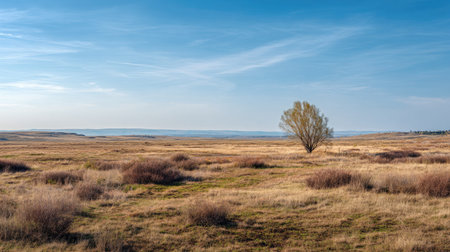 A photograph of Eastern European plains 59 with open countryside plains basin, open grassland...