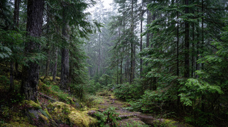 A photograph of Pacific Northwest forests 23 with pacific northwest forest wilderness, conifer...