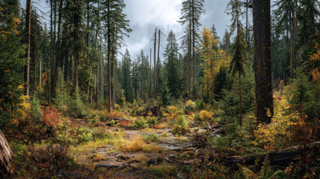 A photograph of Pacific Northwest forests 241 with pacific northwest forest basin, conifer forest...