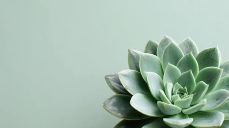 succulent plant flat lay, minimal background, social media, modern botanical, earthy tone, soft natural light,clean background, no text, copy space, commercial stock photo
