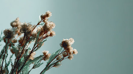dried flowers aesthetic, dried plant setup, social media, minimal botanical, beige tone, soft natural light,minimal negative space, no text, copy space, commercial stock photo