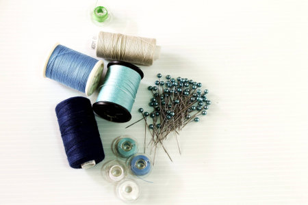 threads for sewing.