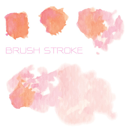 watercolor brush stroke on paper.のイラスト素材