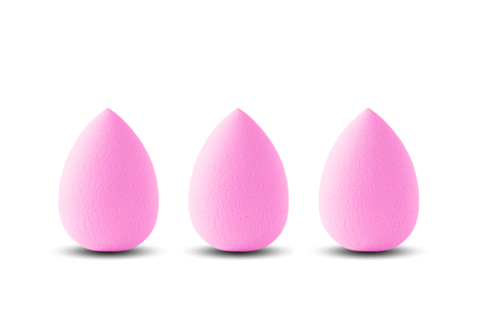 Beauty blender on white isolated background for cosmetics spongeの写真素材