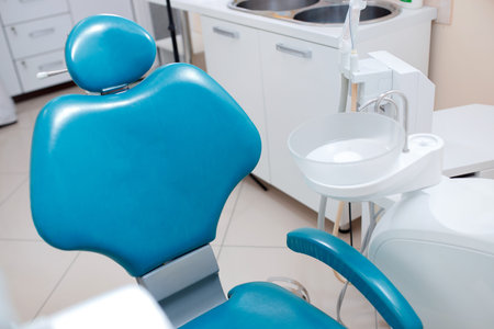 Dental chair. Dental services office equipment medicine clinicの写真素材