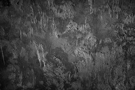 Texture of gray plaster, background photo, copy spaceの写真素材