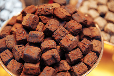Belgium traditional chocolate brussels shop bakery candyの写真素材