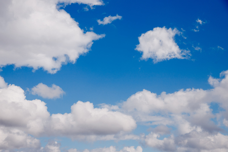 Rain clouds against the blue sky. Concept weather forecastの写真素材