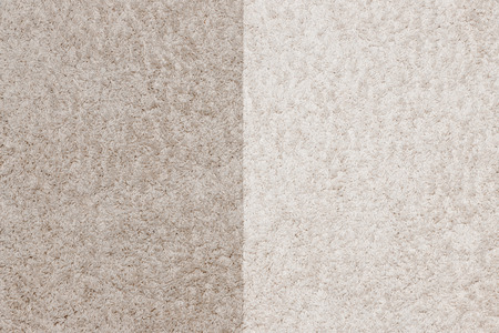 Cleaning white with carpet nap before and afterの写真素材