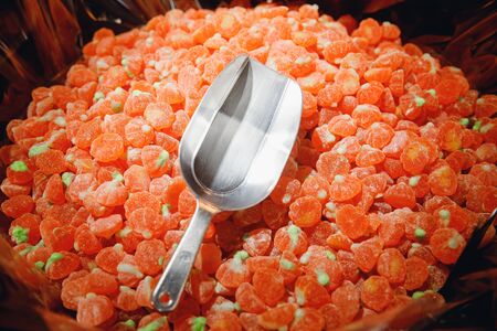 Sweet background candy shop weights from Italy Venezia.の写真素材