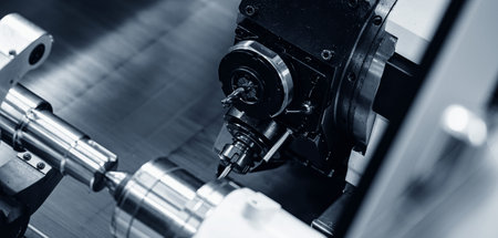 CNC turning drill milling factory steel billet process. Banner Metal machine tools industry.