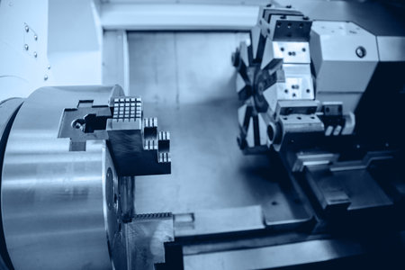 Machine robot CNC turning milling factory metal industry
