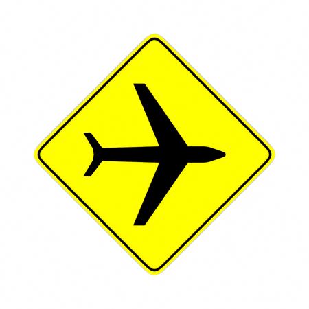 yellow road sign 3D renderingの写真素材