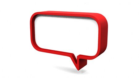 colorful dialog speech bubbles. 3D renderingの写真素材