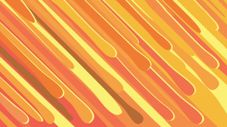 dynamic background orange lines. Vector illustrationのイラスト素材