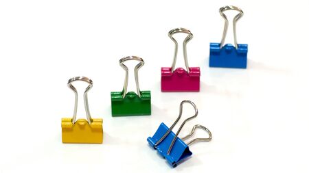 Binder Clip , coloredの写真素材