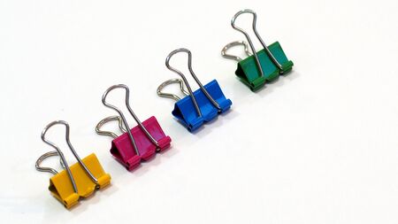 Binder Clip , coloredの写真素材