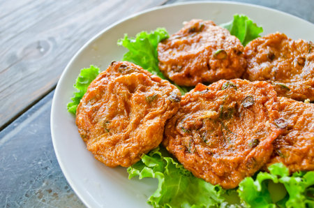 Fish cakes , thai cuisine