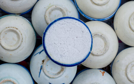  Thai dessert made of coconut milkの写真素材