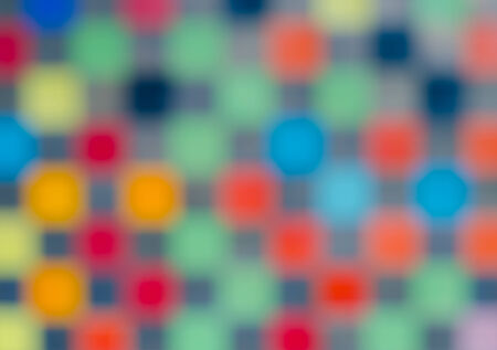 Abstract background, unfocus of color square mosaic の写真素材