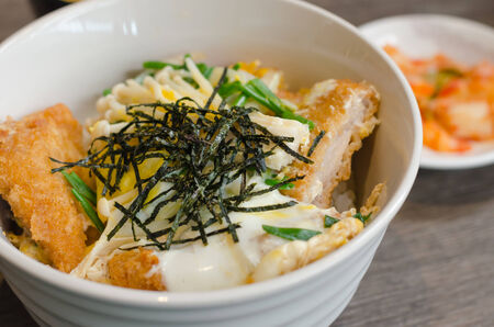 Pork Fried Rice with Egg Japanese styleの写真素材