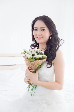 Beautiful asian brideの写真素材